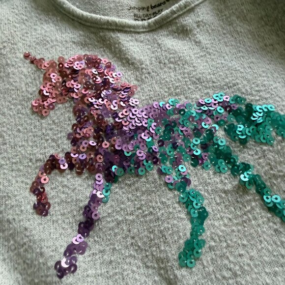 Jumping Beans Disney Long Sleeve Sequin Toddler Girl Dresses - Picture 2 of 6